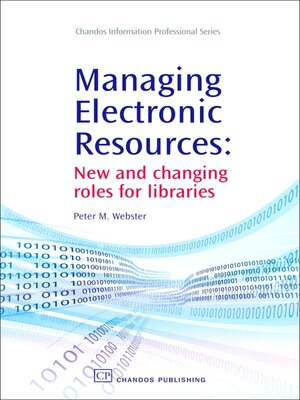 cover image of Managing Electronic Resources